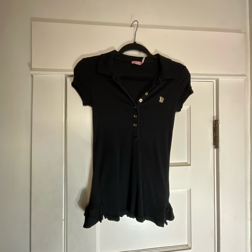 Juicy Couture Y2K Vintage Ruffle Polo